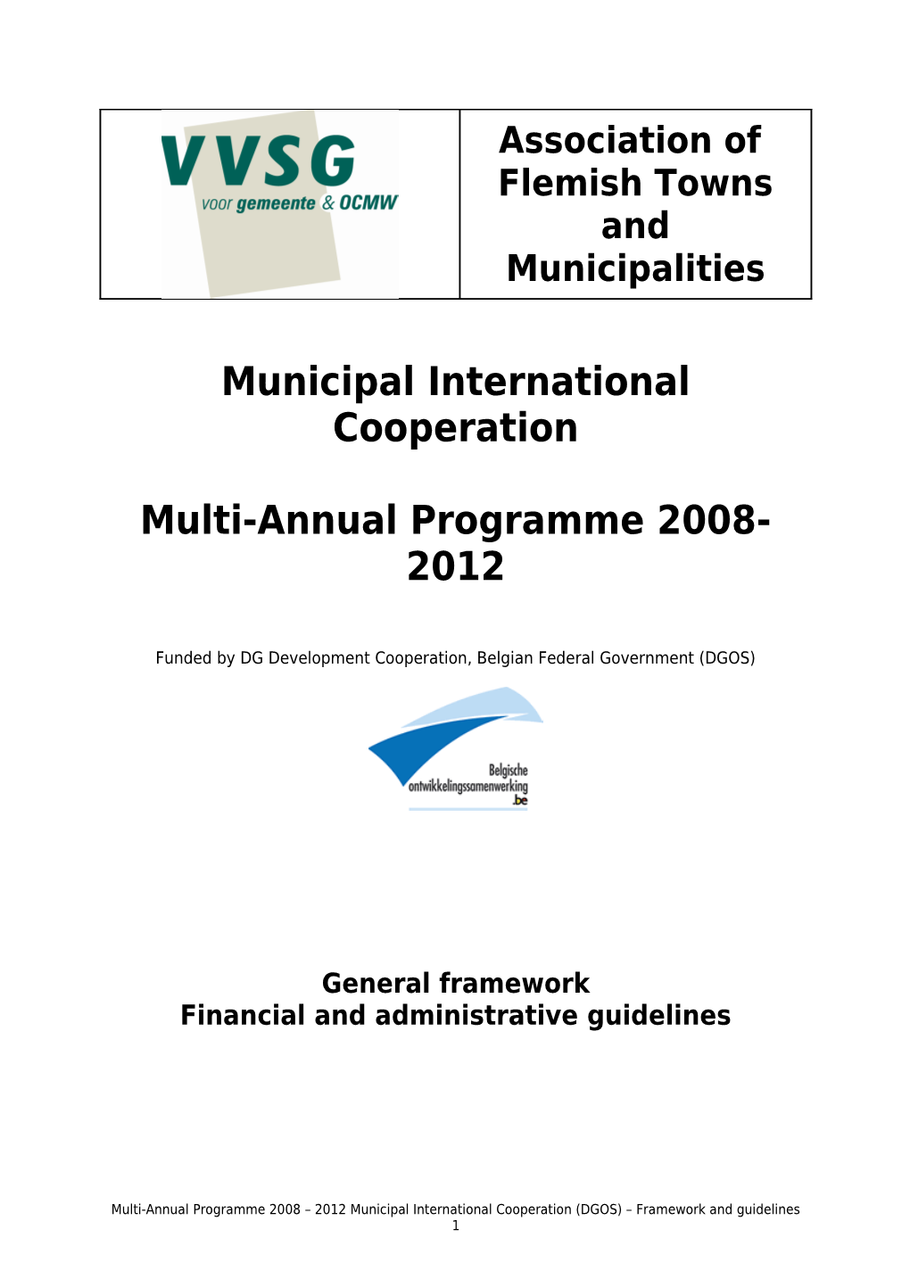 Municipal International Cooperation