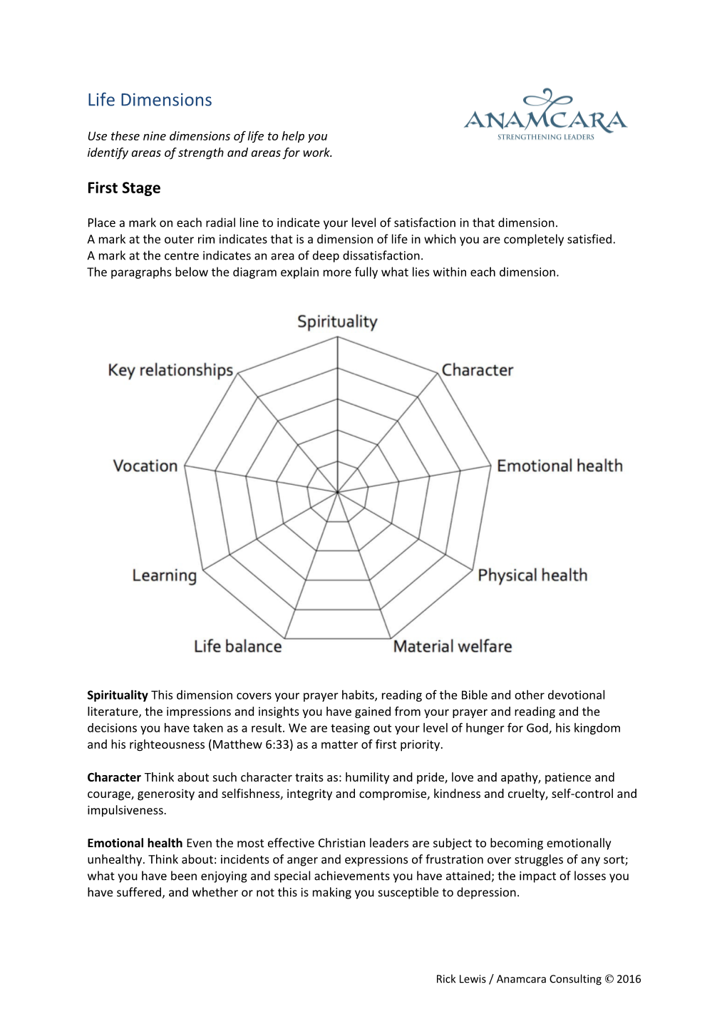 Use These Nine Dimensions of Life to Help You