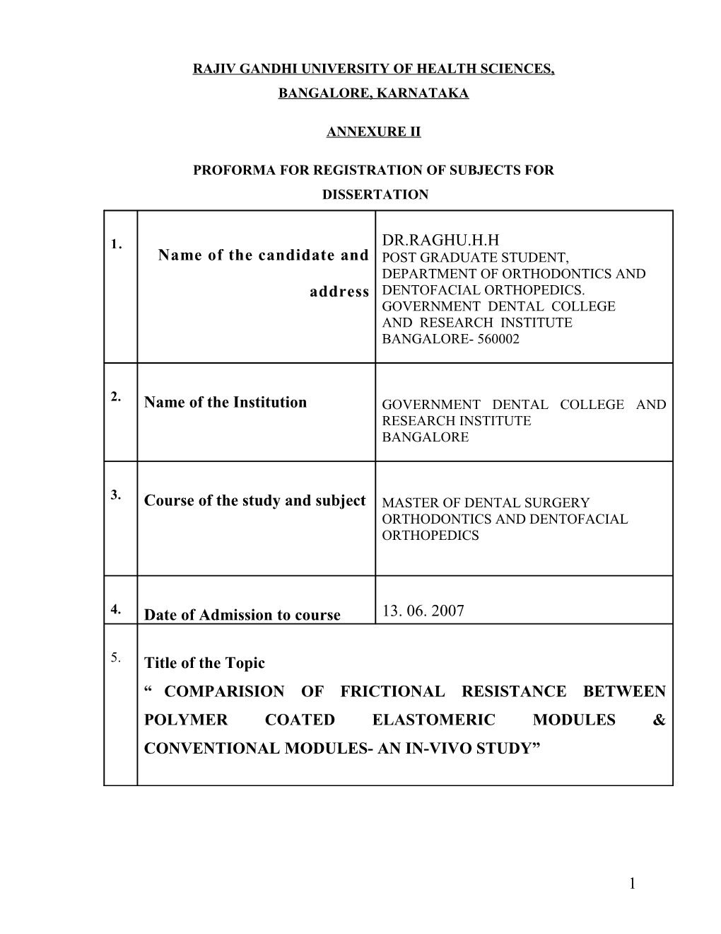 Rajiv Gandhi University of Health Sciences s245