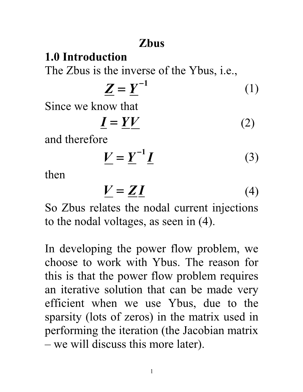 Conductor Sizing & An Example