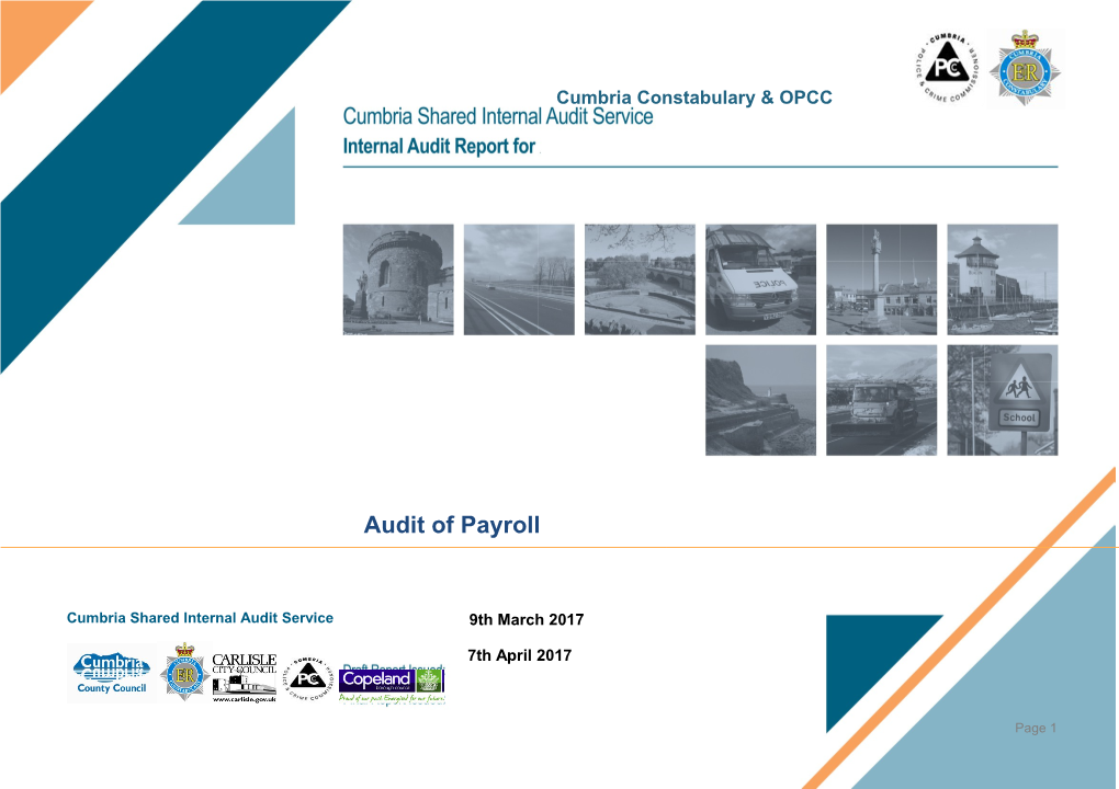 Cumbria Shared Internal Audit Service
