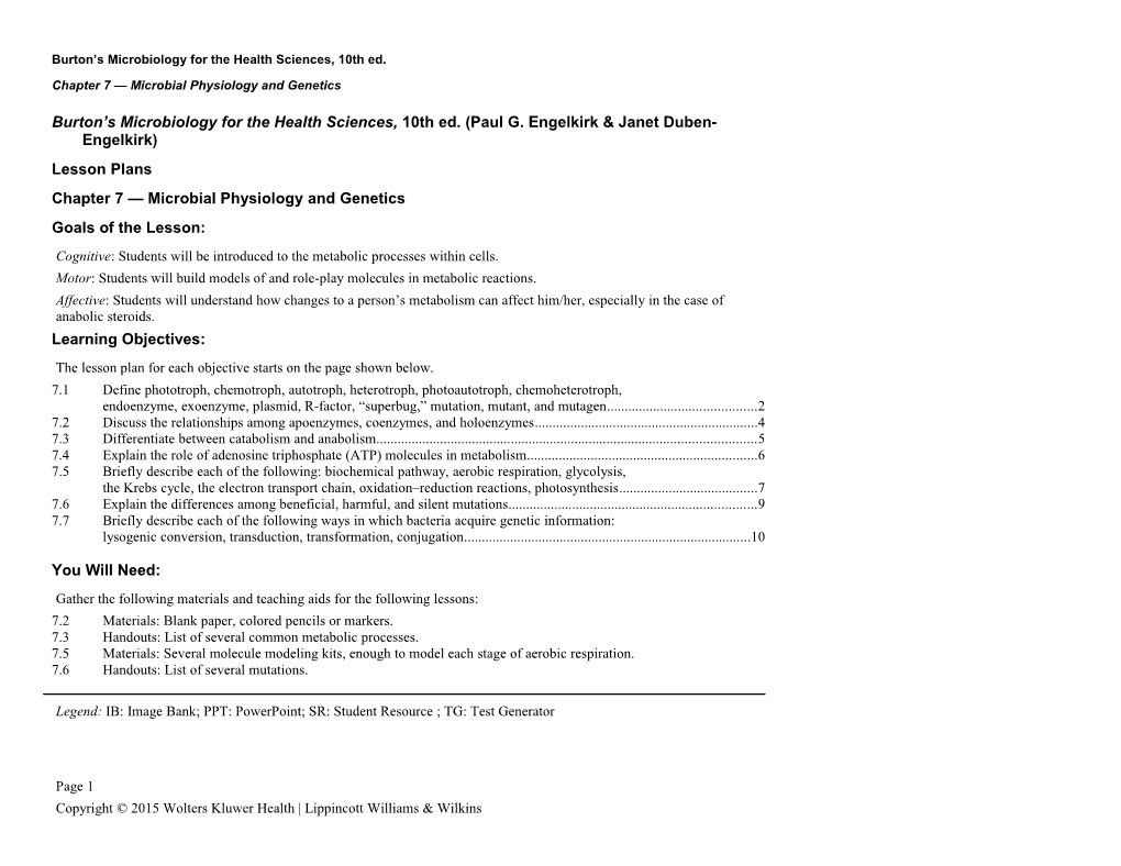 Burton S Microbiology for the Health Sciences, 10Th Ed