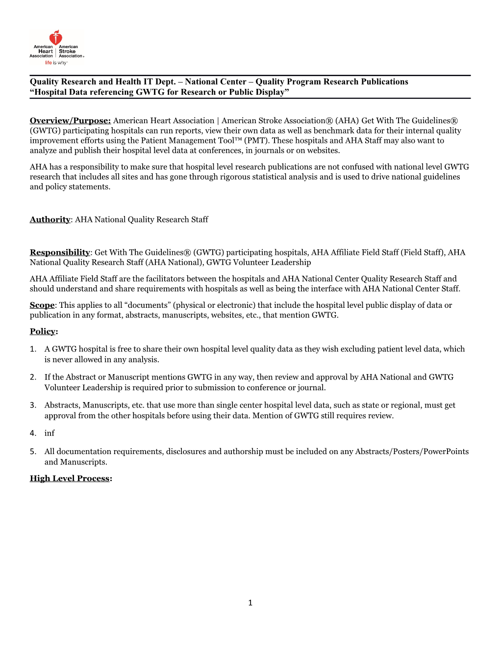 Quality Research and Health IT Dept. National Center Quality Program Research Publications