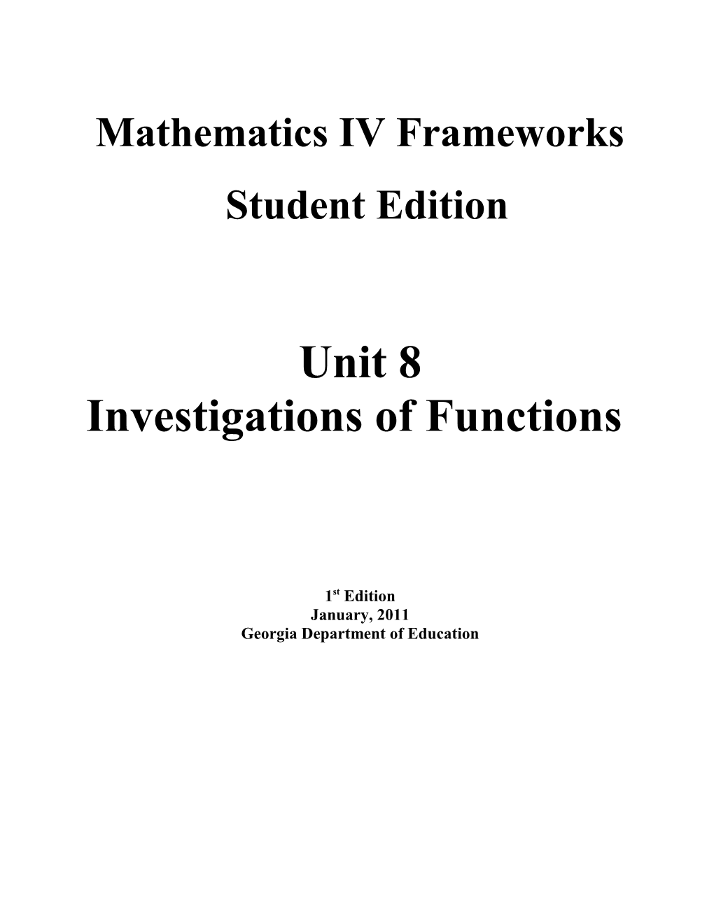 Math II Unit 6