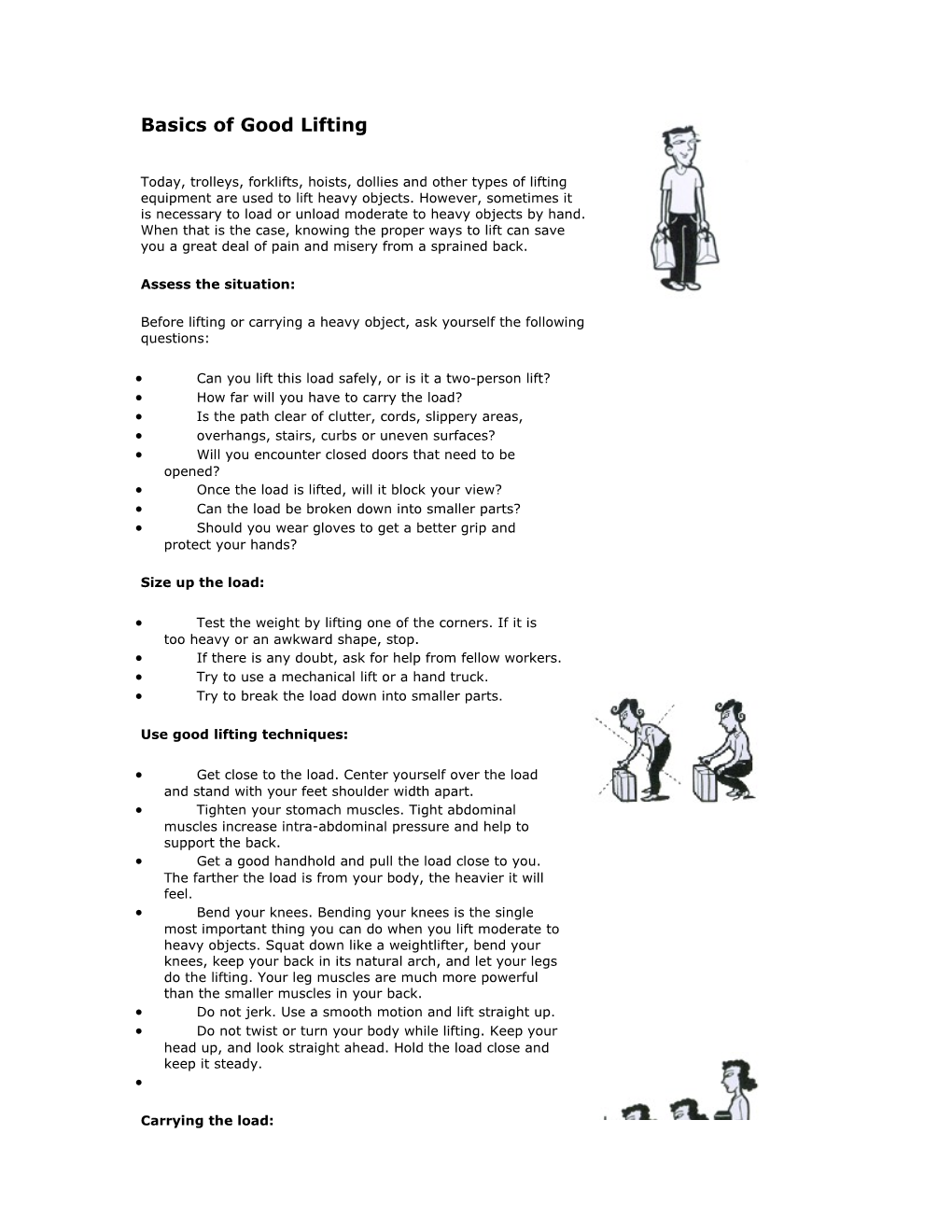 Basics of Good Lifting