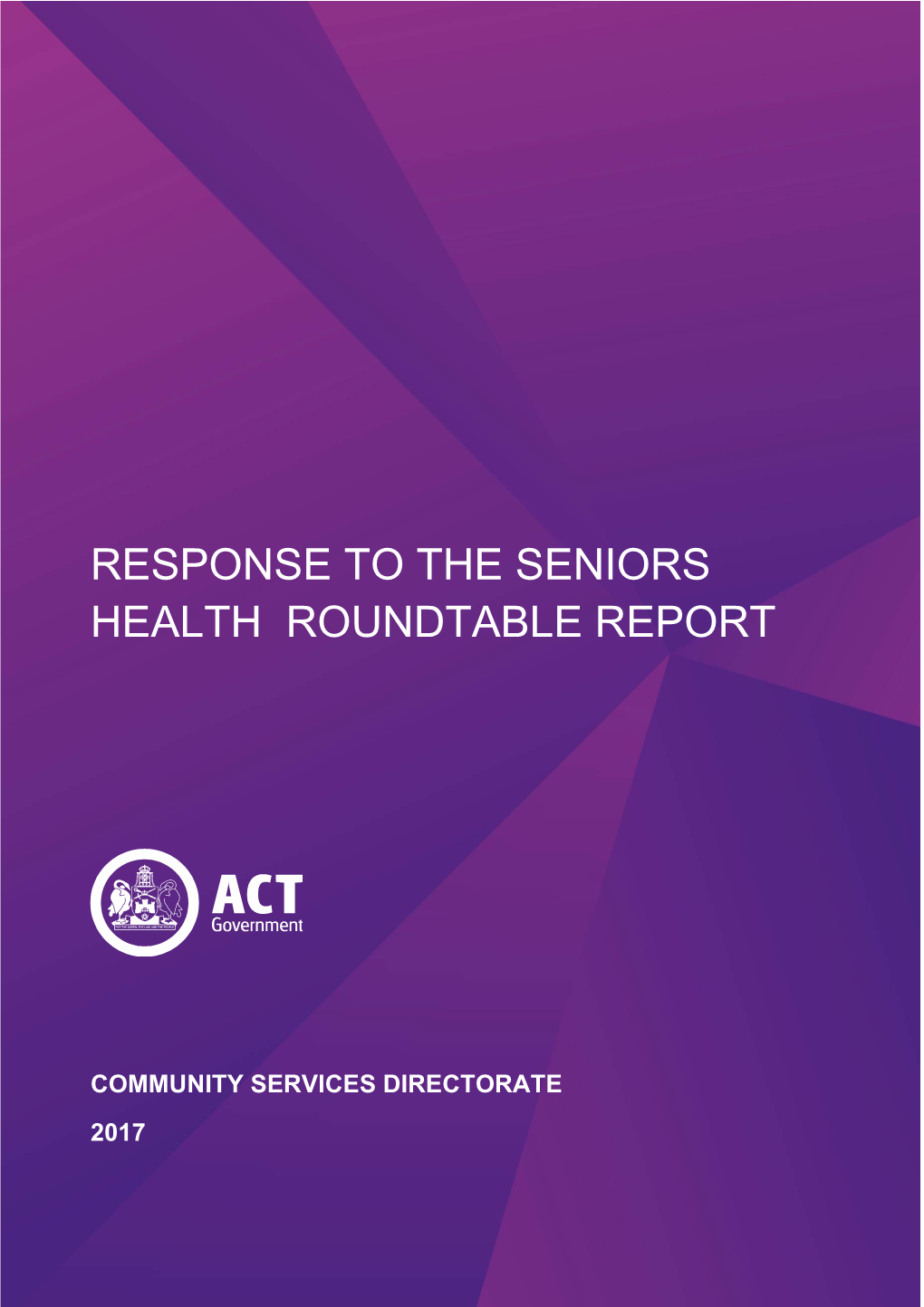 Seniors Health Roundtable Report