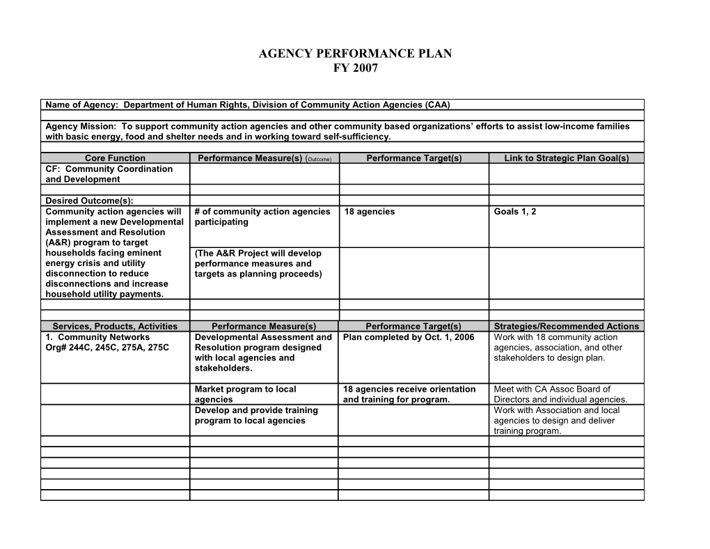 Agency Performance Plan Template s1