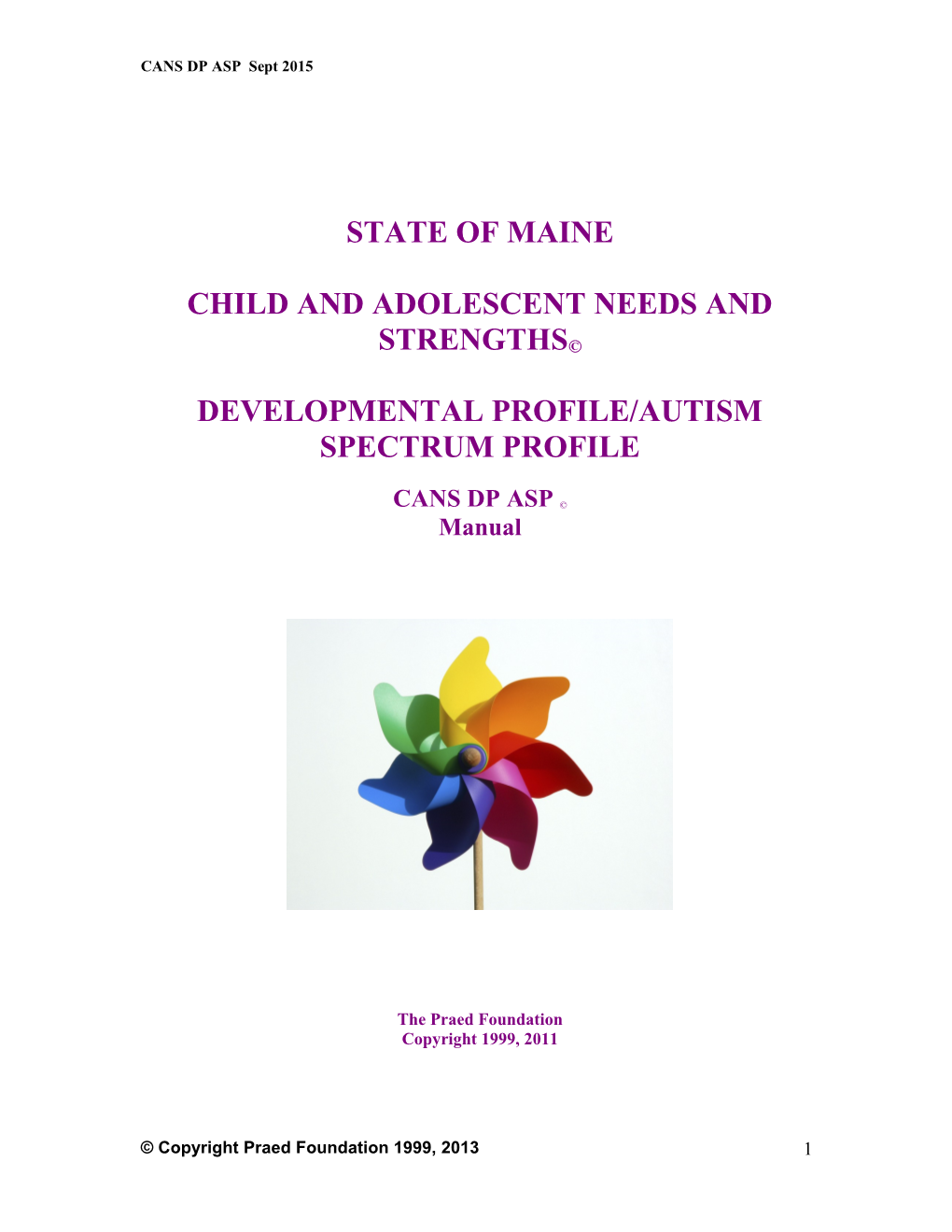 Child and Adolescent Needs and Strengths