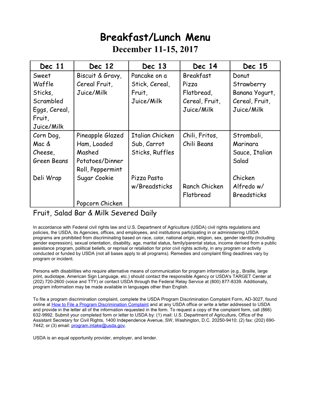 Caney Valley Middle and High School Weekly Bulletin