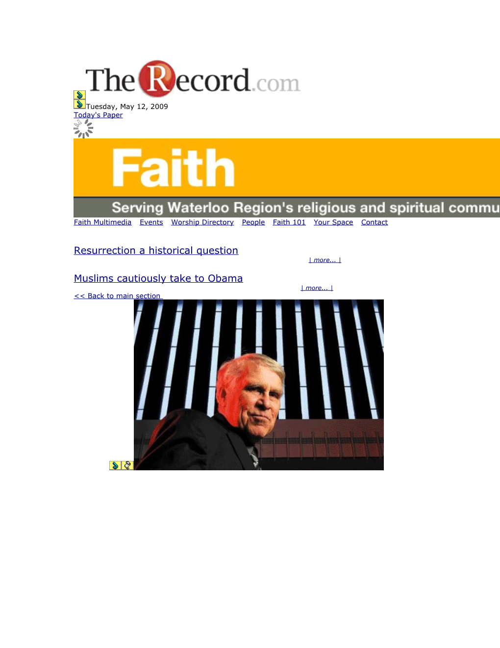 Faith Multimedia Events Worship Directory People Faith 101 Your Space Contact