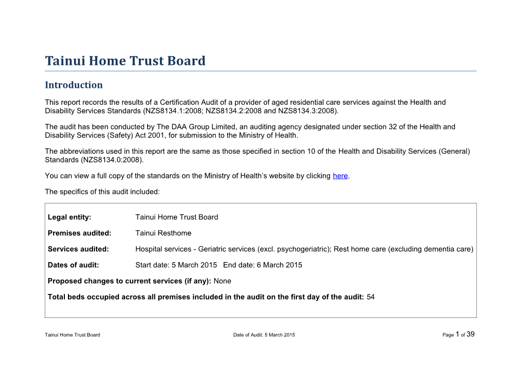 Tainui Home Trust Board