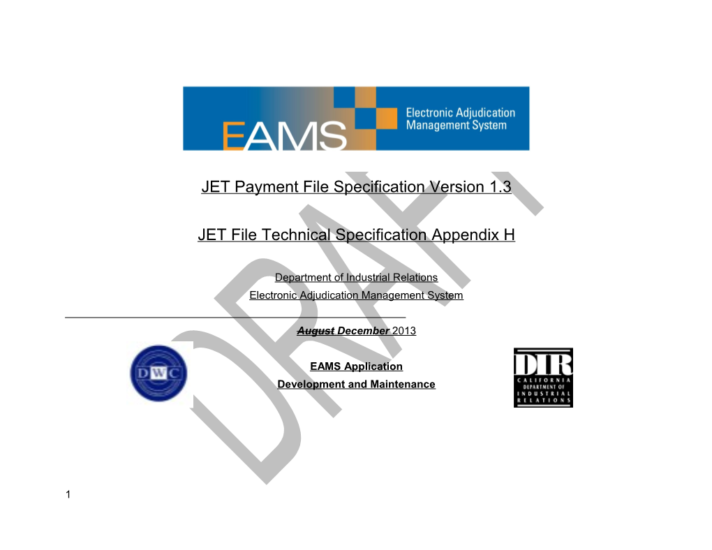JET Payment File Specification Version 1.3 s1