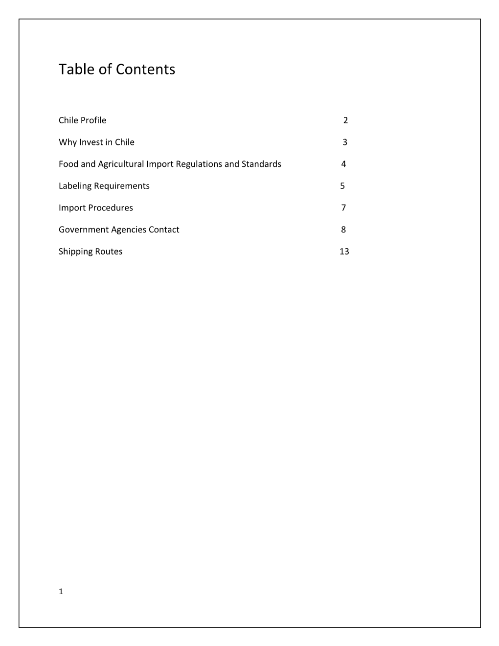 Food and Agricultural Import Regulations and Standards 4