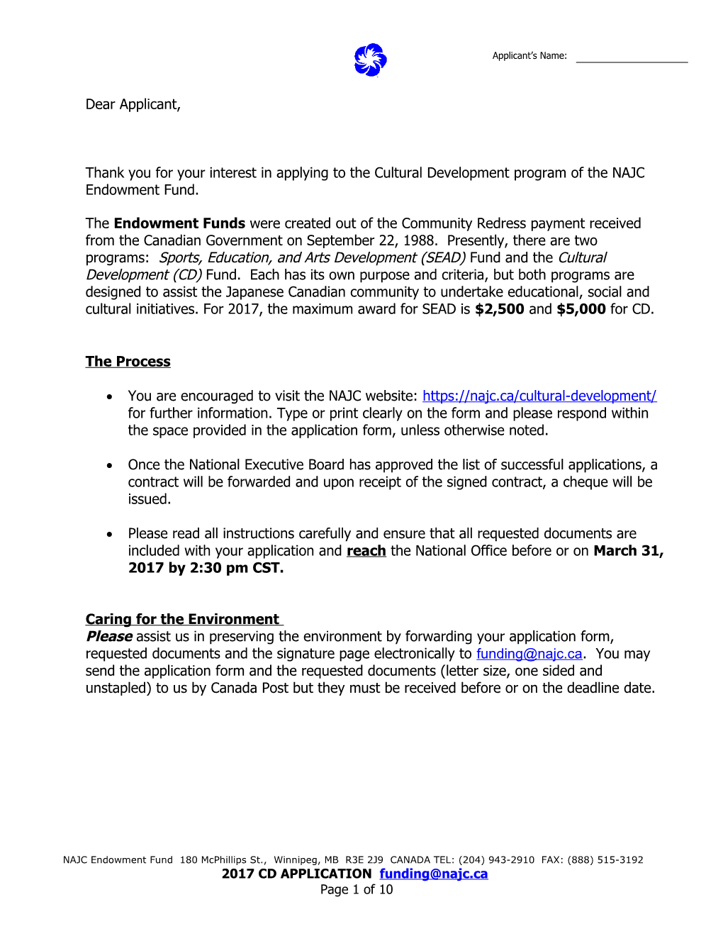 Najc Endowment Fund