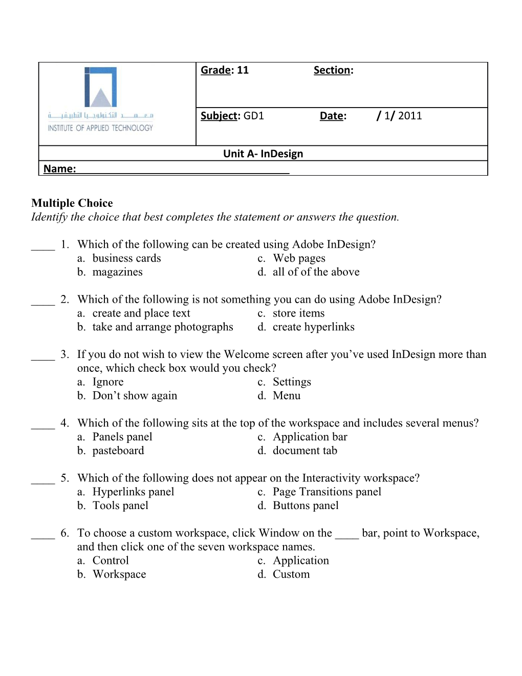 Identify the Choice That Best Completes the Statement Or Answers the Question s12