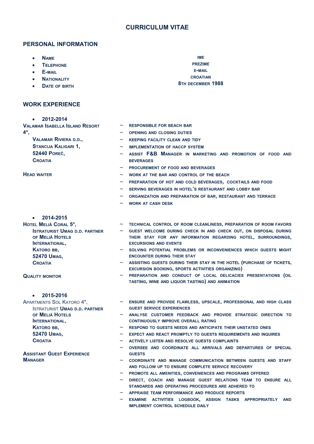 Curriculum Vitae s36