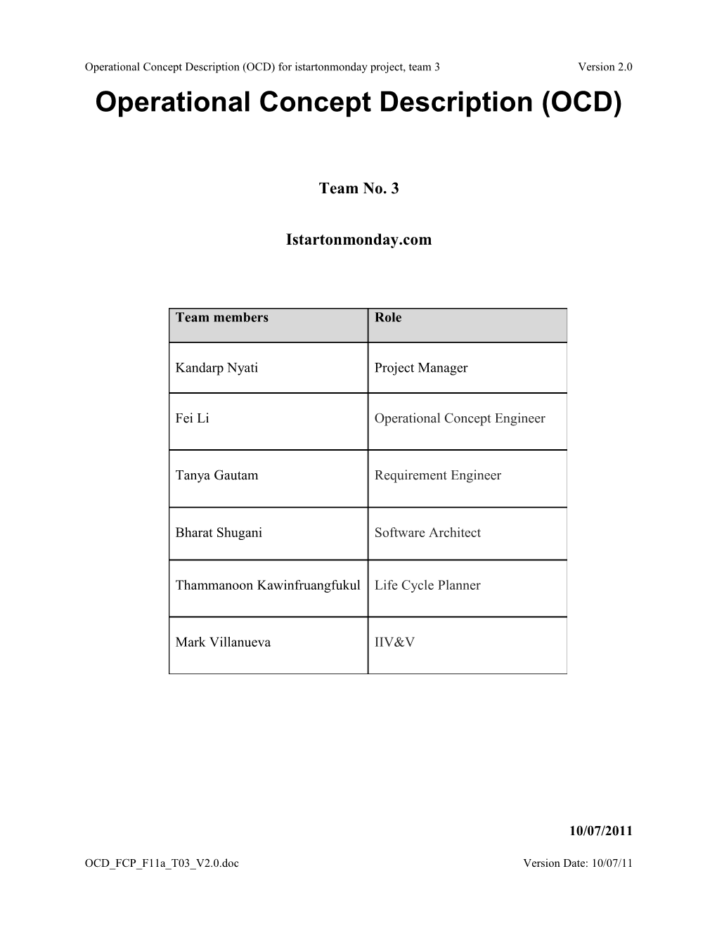 Operational Concept Description (OCD) s6
