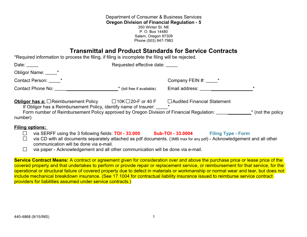 Oregon Division of Financial Regulation - 5