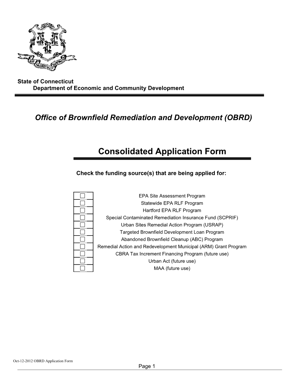 Office of Brownfield Remediation and Development (OBRD)