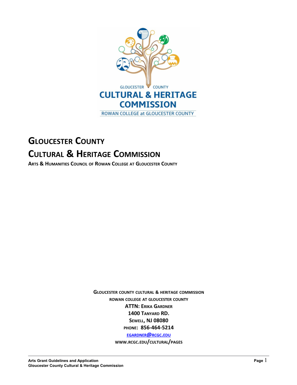 Arts & Humanities Council of Rowan College at Gloucester County