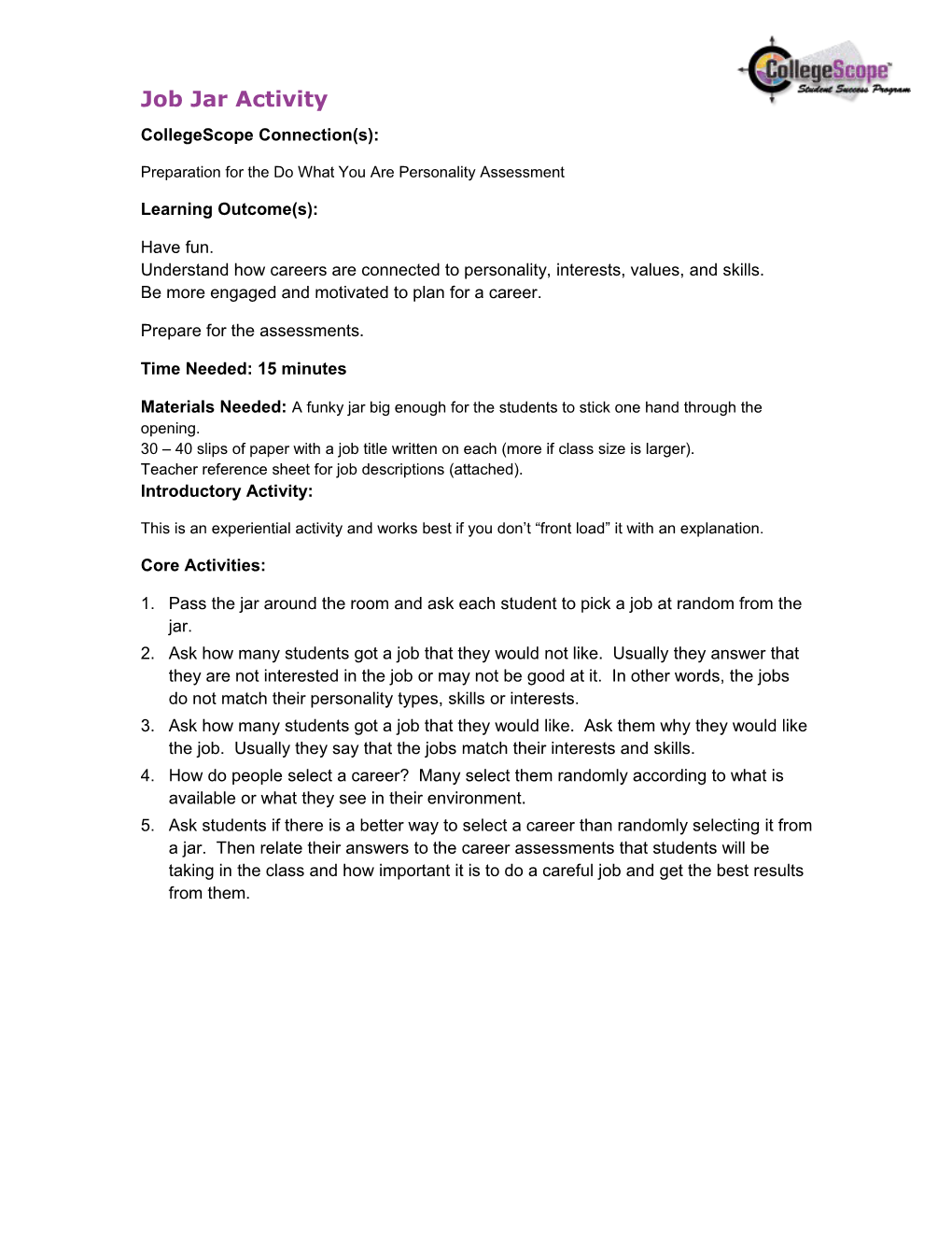 Collegescope Activity Template s1