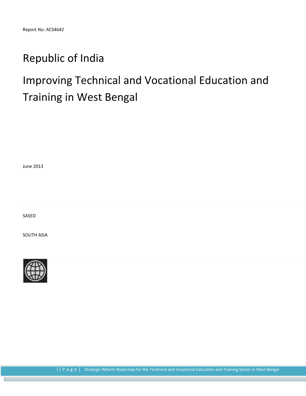 Improving Technical and Vocational Education and Training in West Bengal