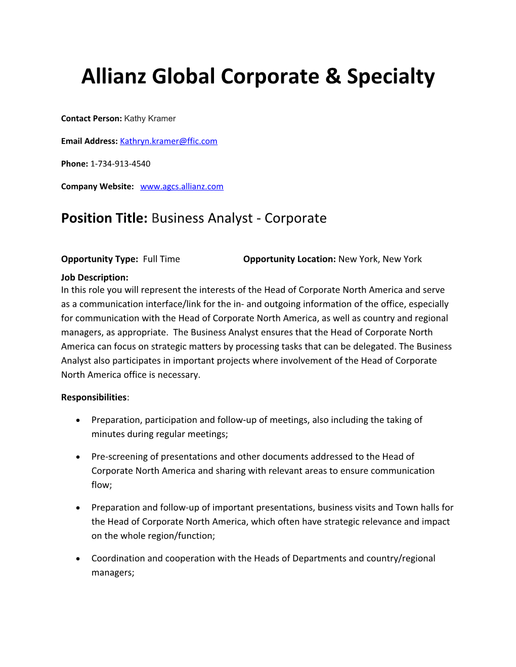 Allianz Global Corporate & Specialty