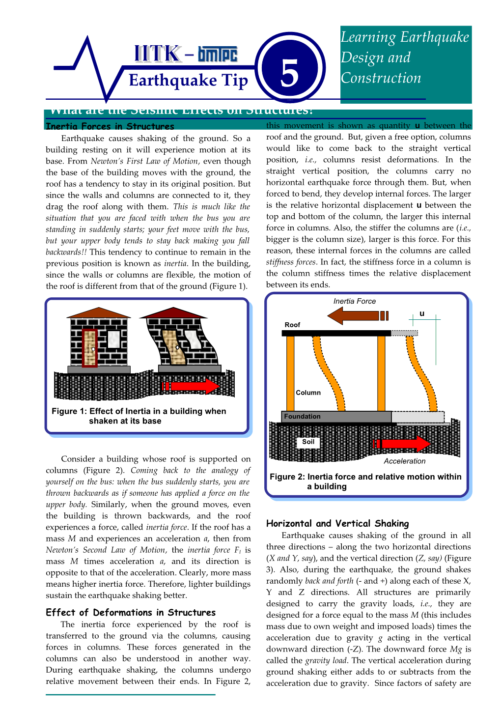 What Are the Seismic Effects on Structures? Page 1