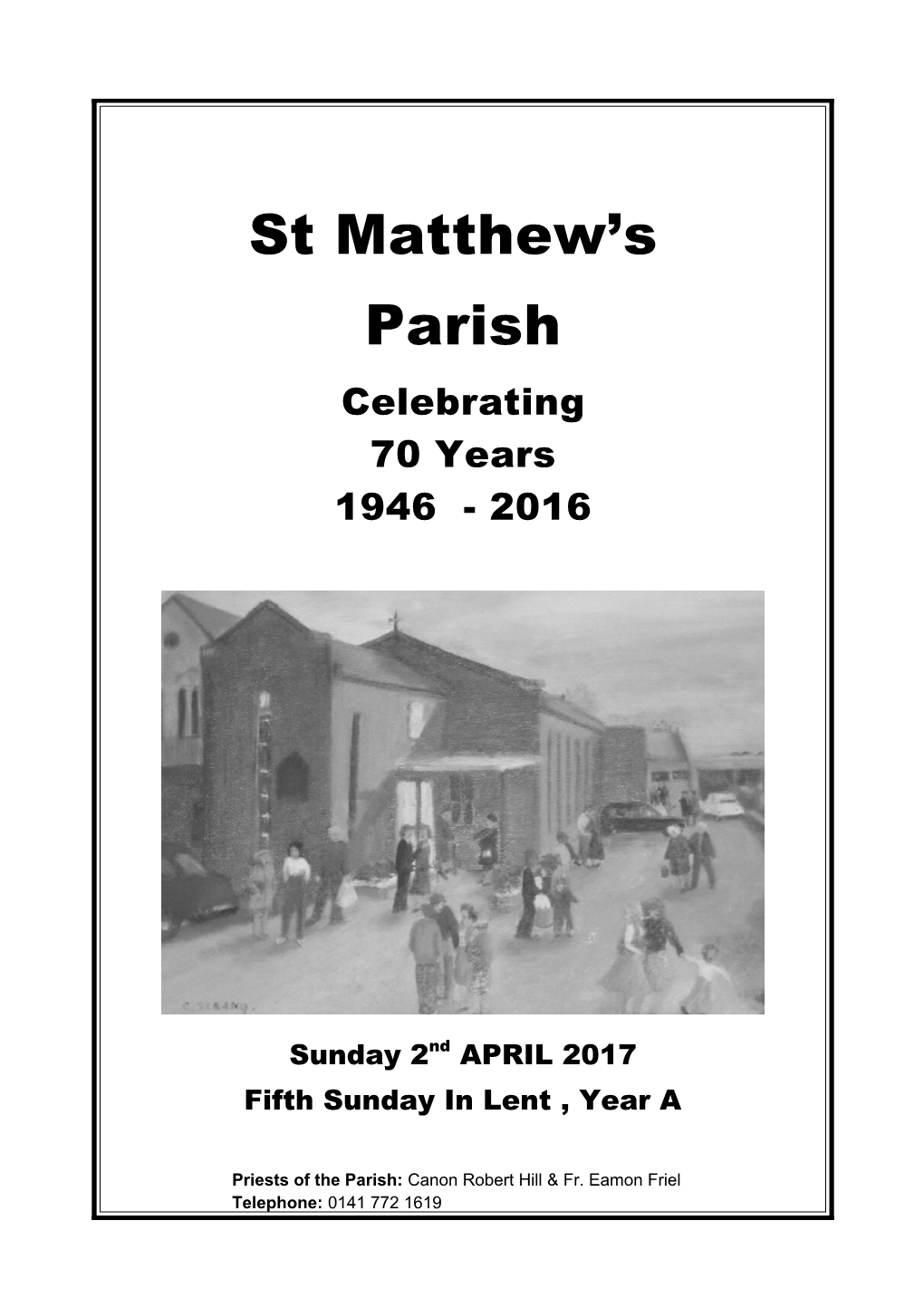 St. Matthew S Parish Newsletter