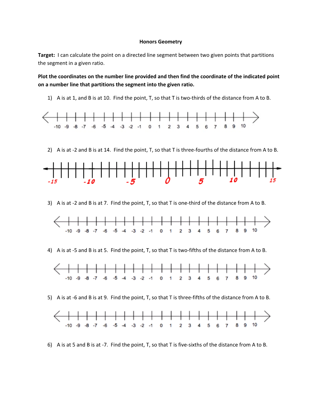 Honors Geometry