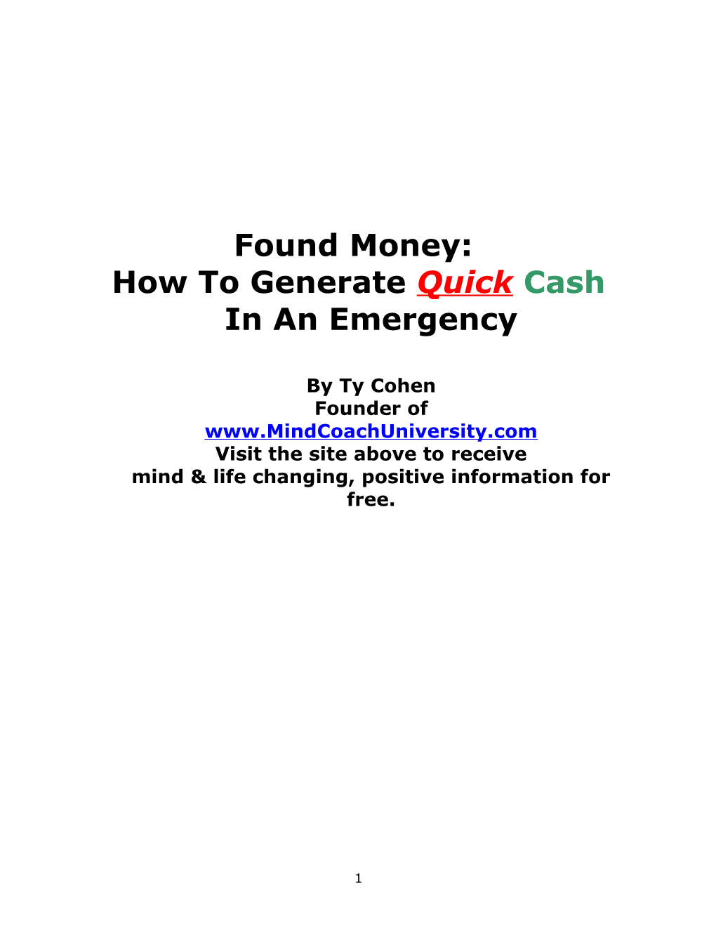 Building Your Emergency Fund