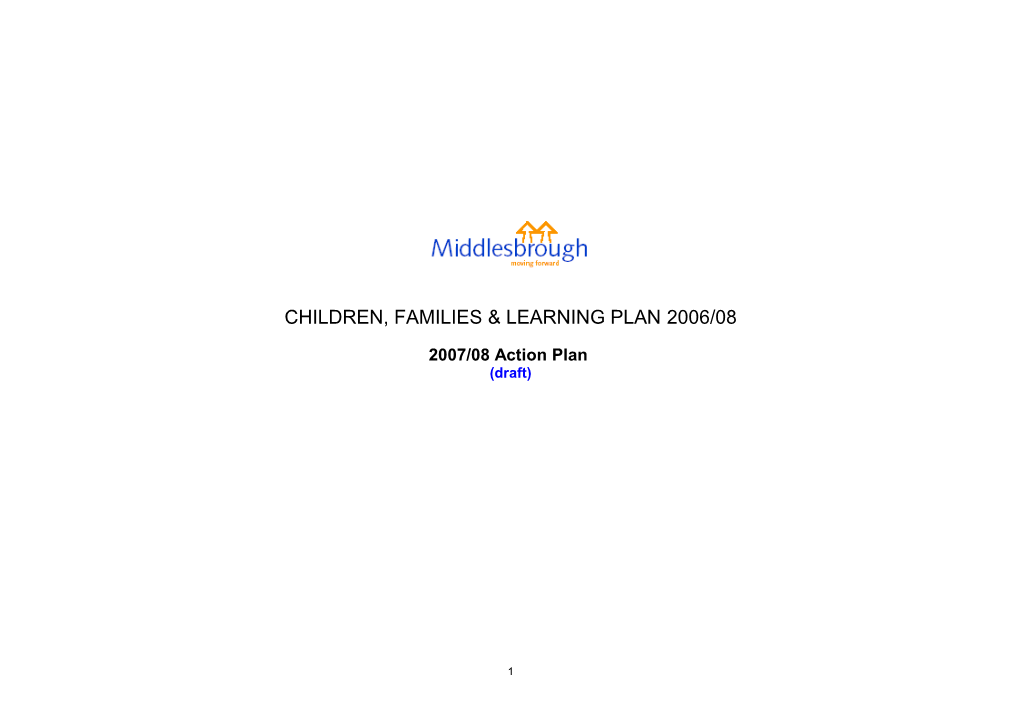 Children, Families & Learning Plan 2006/08