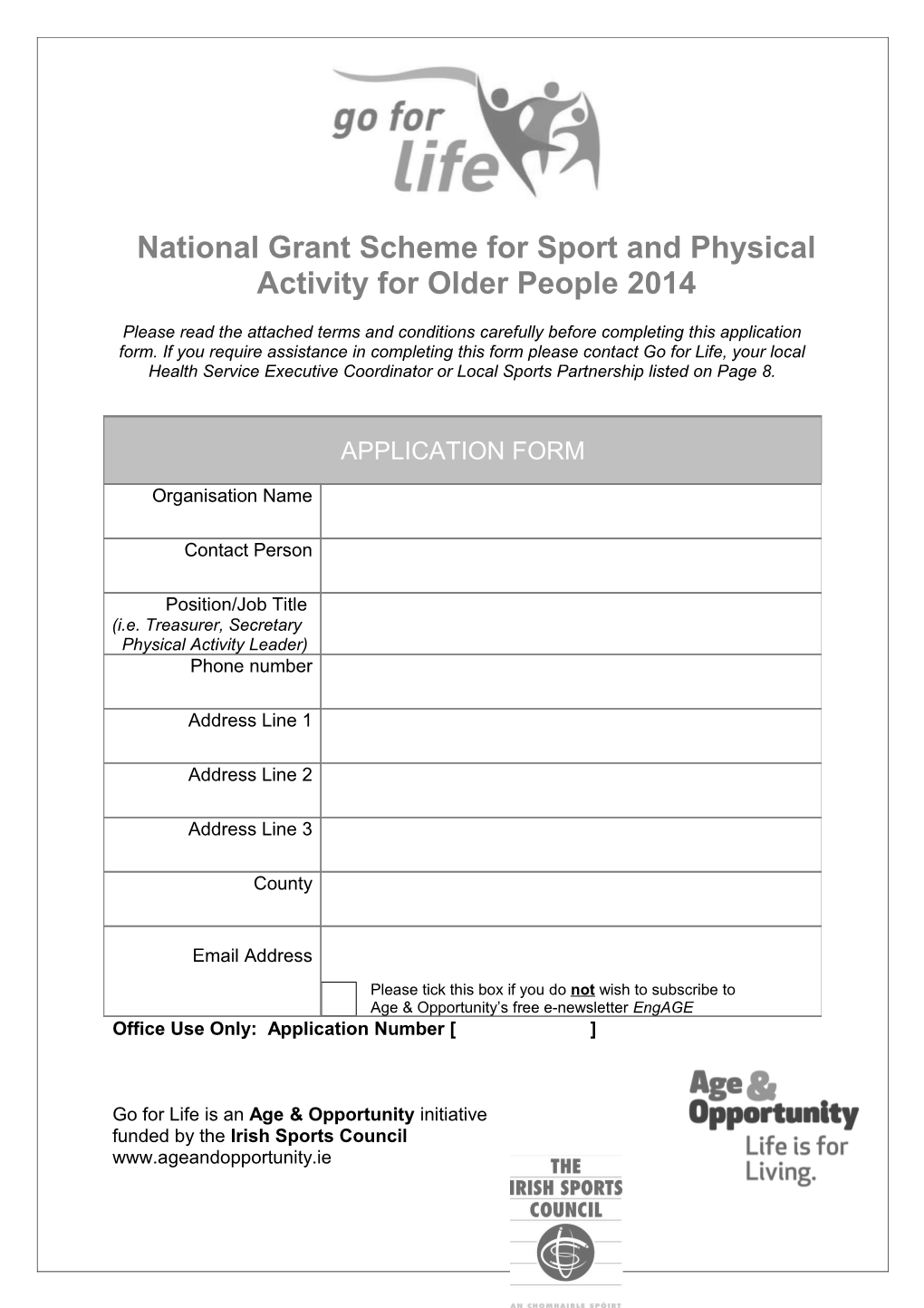 The National Grant Scheme