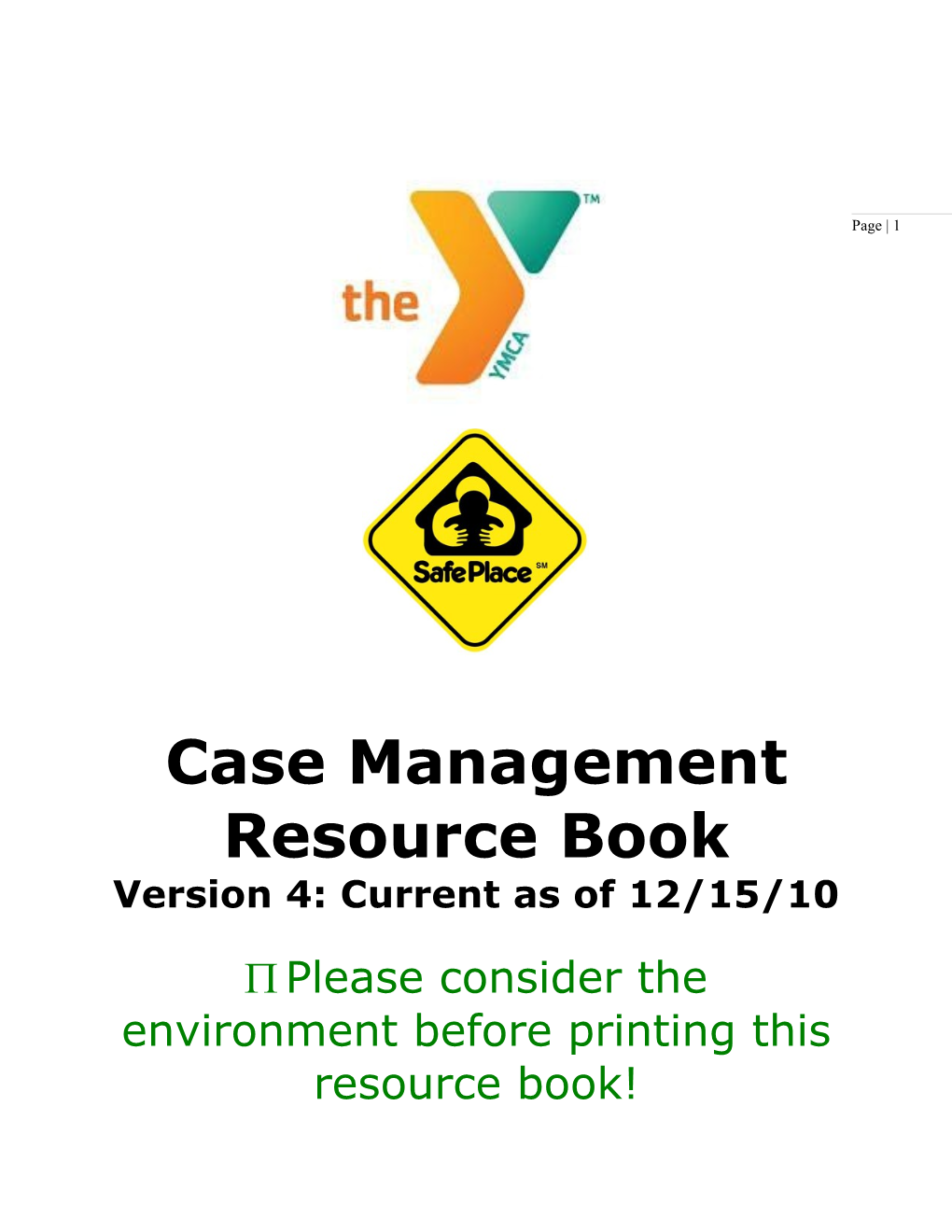 Case Management Resource Book