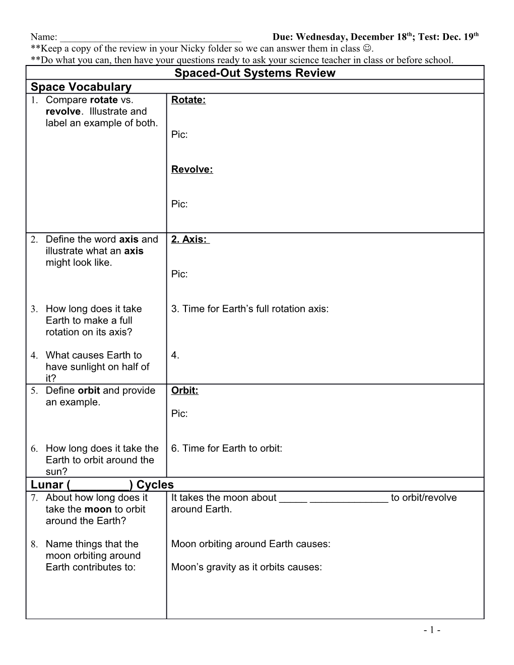 Spaced-Out Systems Review and Study Guide s1