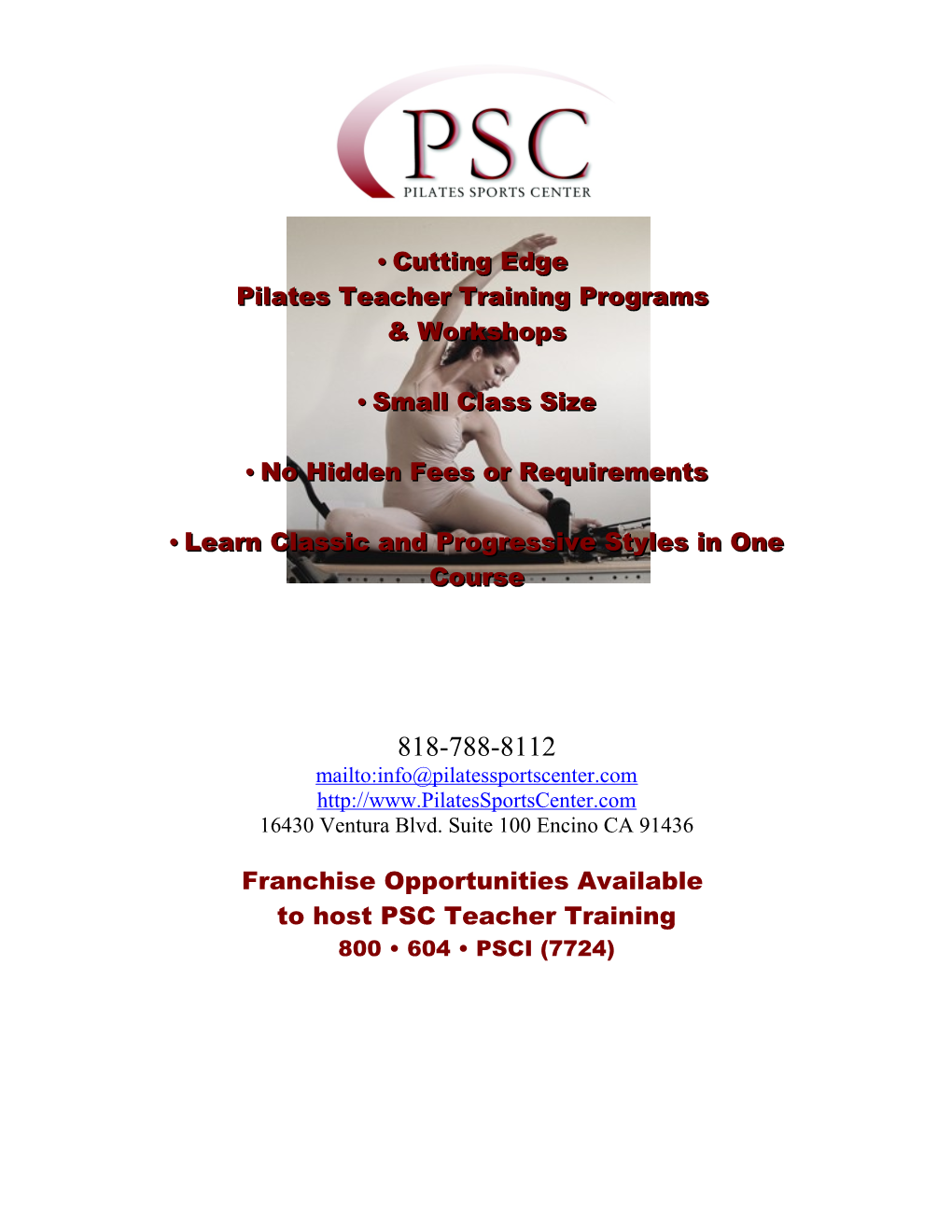 Teacher Training / Workshops / Private & Semi Private Training / Certification Exam Coaching