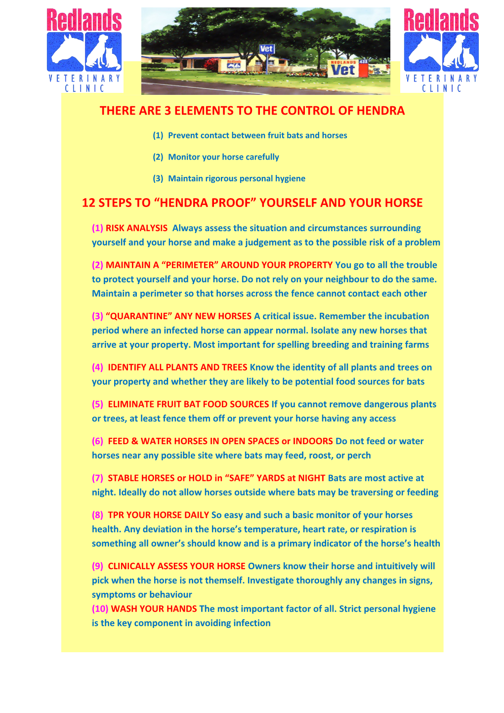 Hendra Virus the Facts