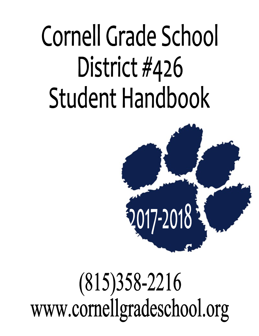 Cornell Grade School Student Handbook