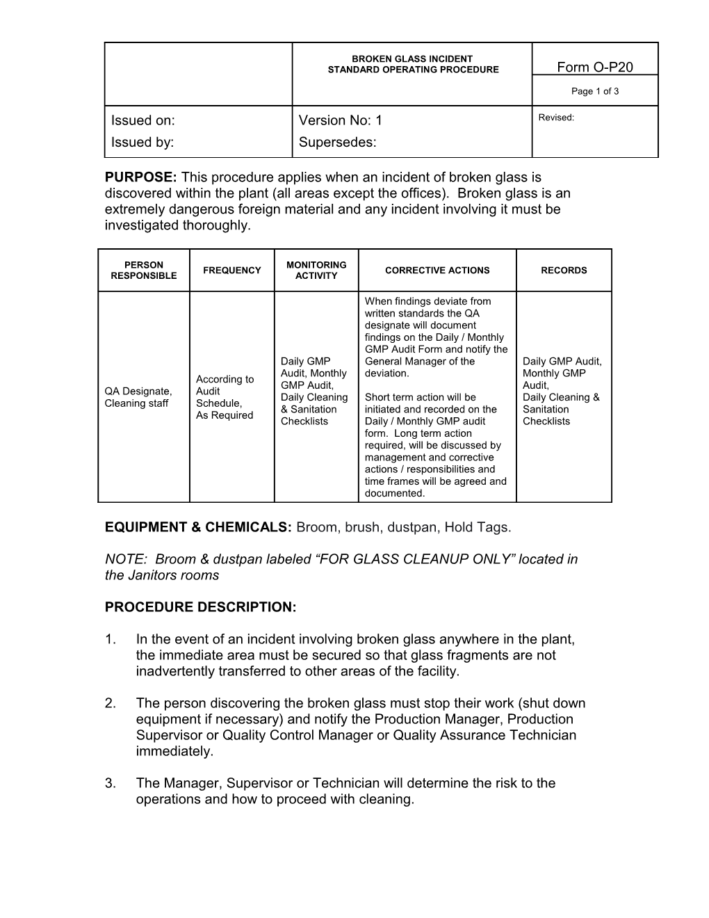 Policy/Procedure Title