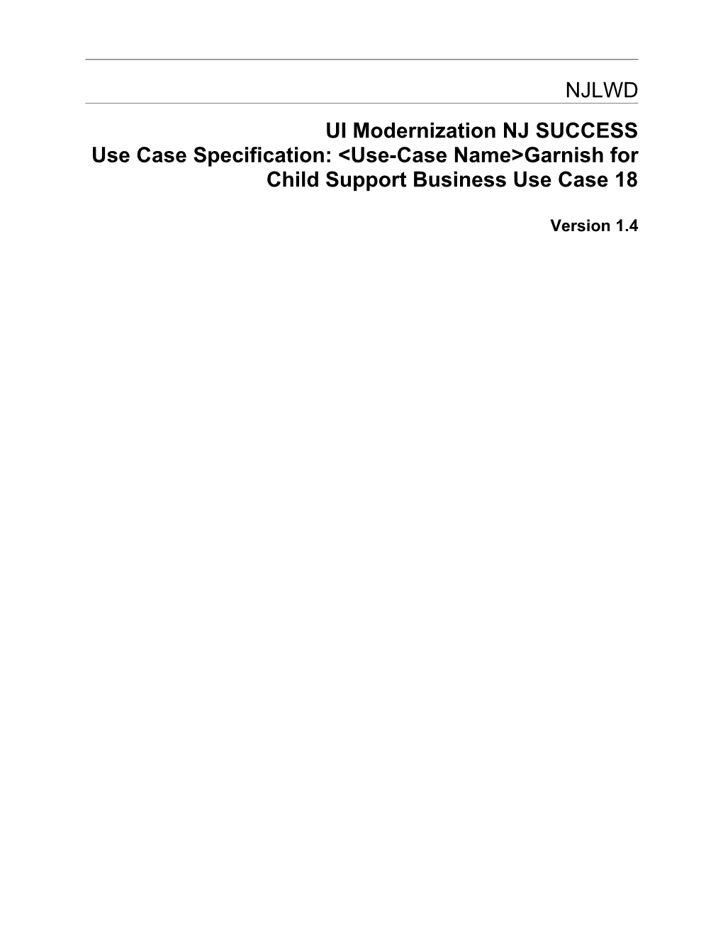 Use Case Specification: Use-Case Name s1