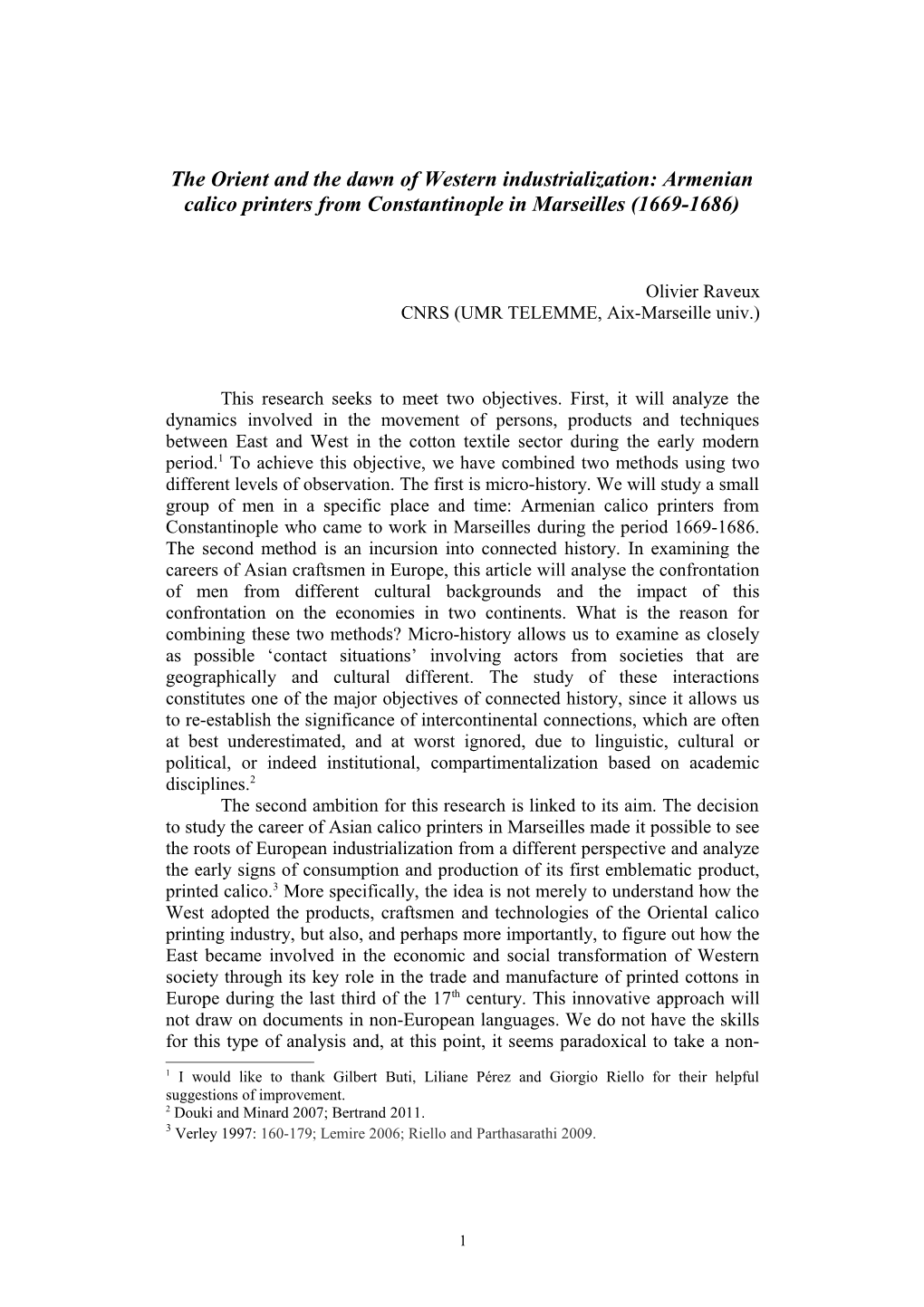 L Orient Et L Aurore De L Industrialisation Occidentale : Une Lecture À Travers La Trajectoire