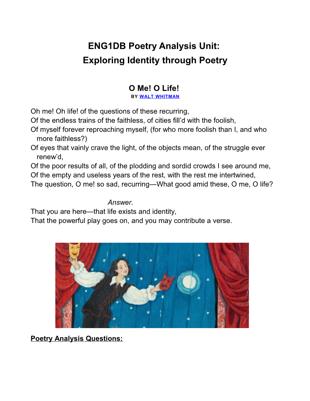 Exploring Identity Through Poetry