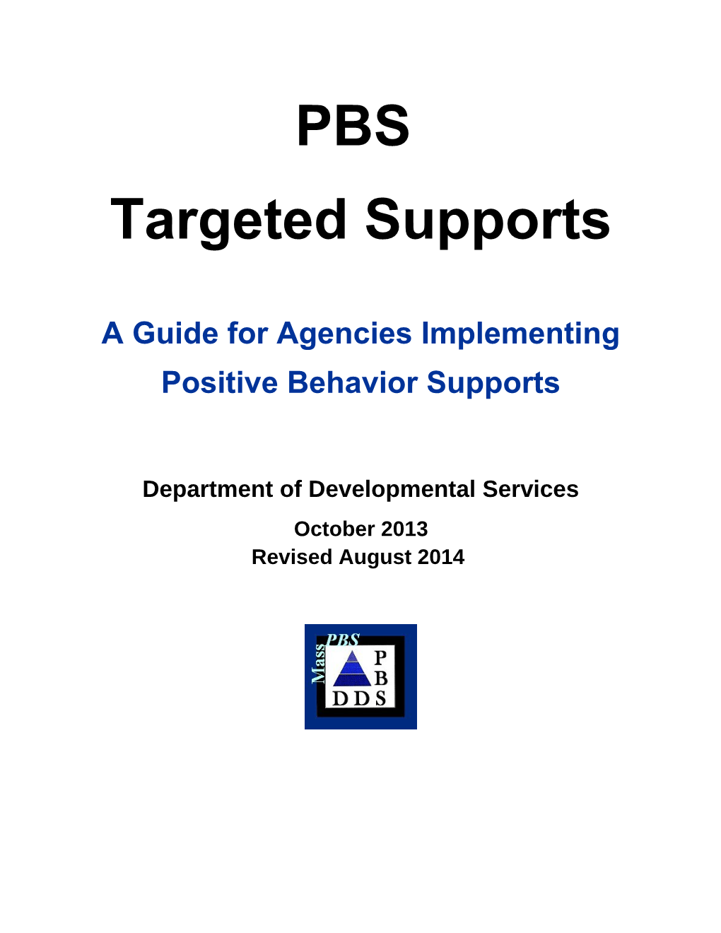 A Guide for Agencies Implementing