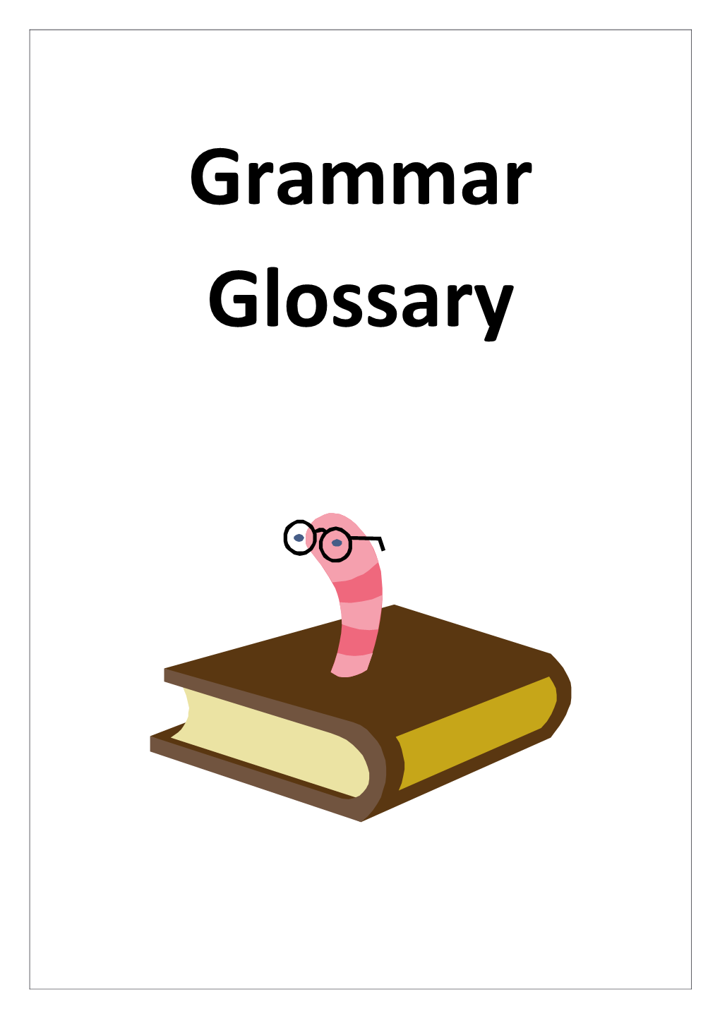 Grammar Glossary