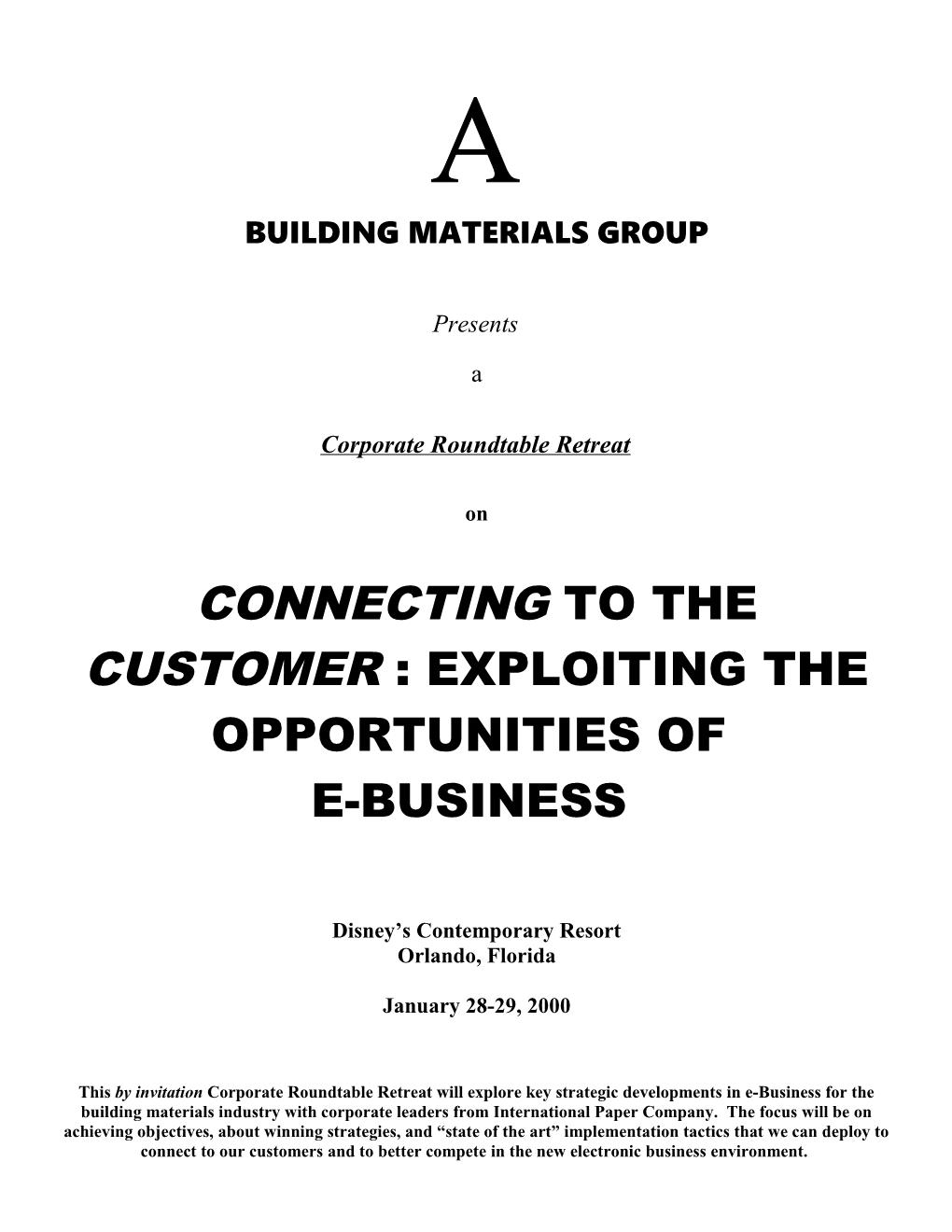 Building Materials Group