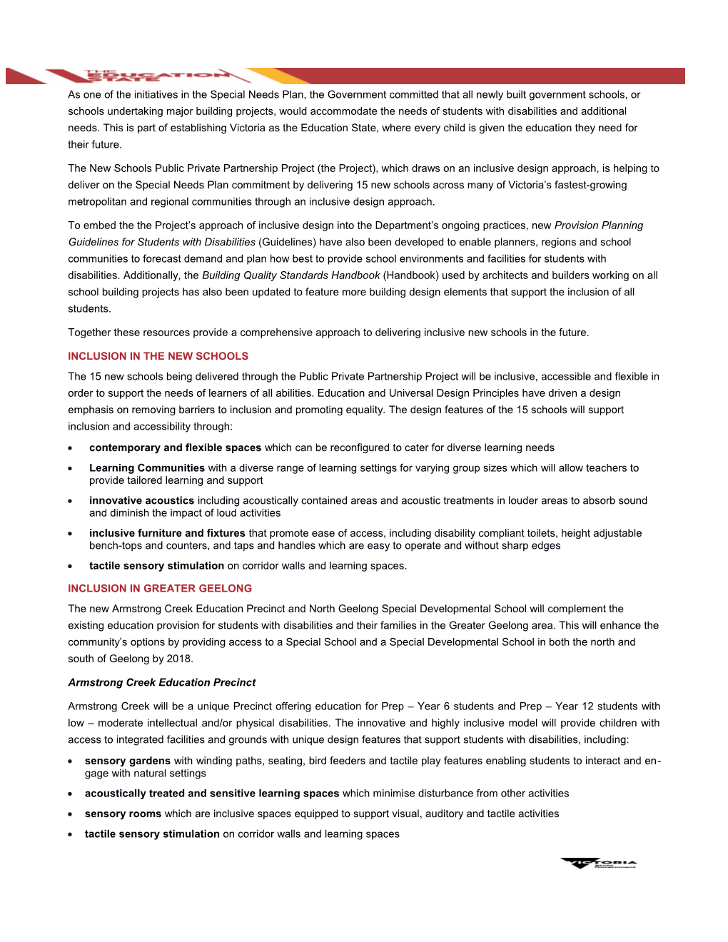 2016 SNP Inclusive New Schools Fact Sheet V7