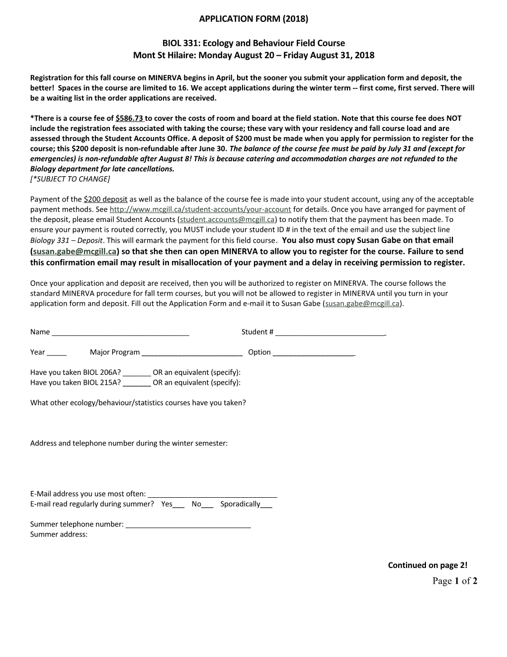Application Form (2018)