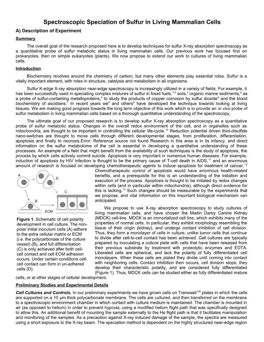 Spectroscopic Speciation Of Sulfur In Whole Cells