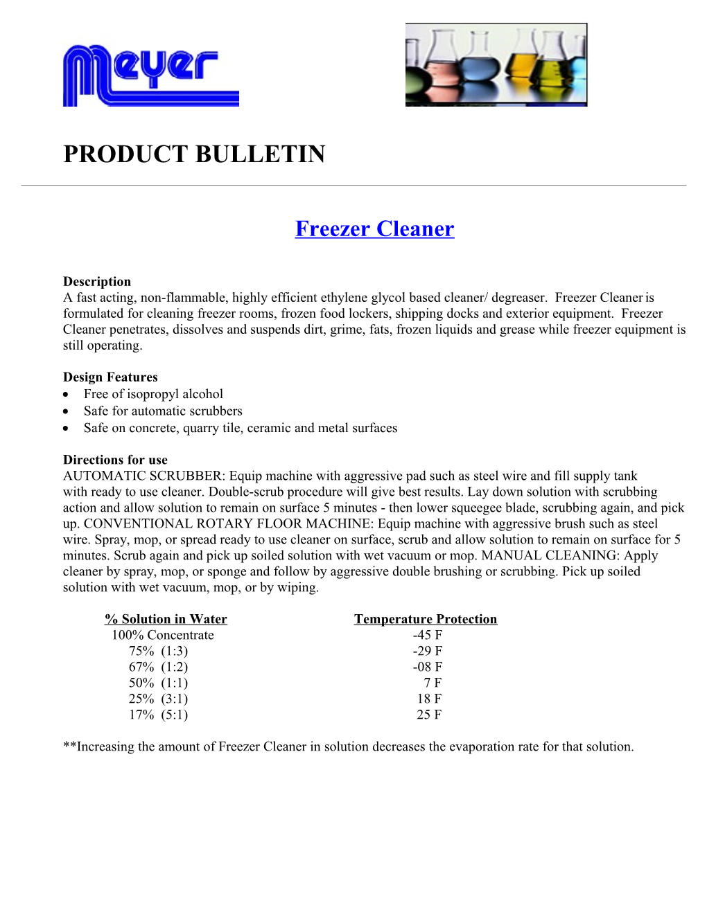 Product Bulletin s1