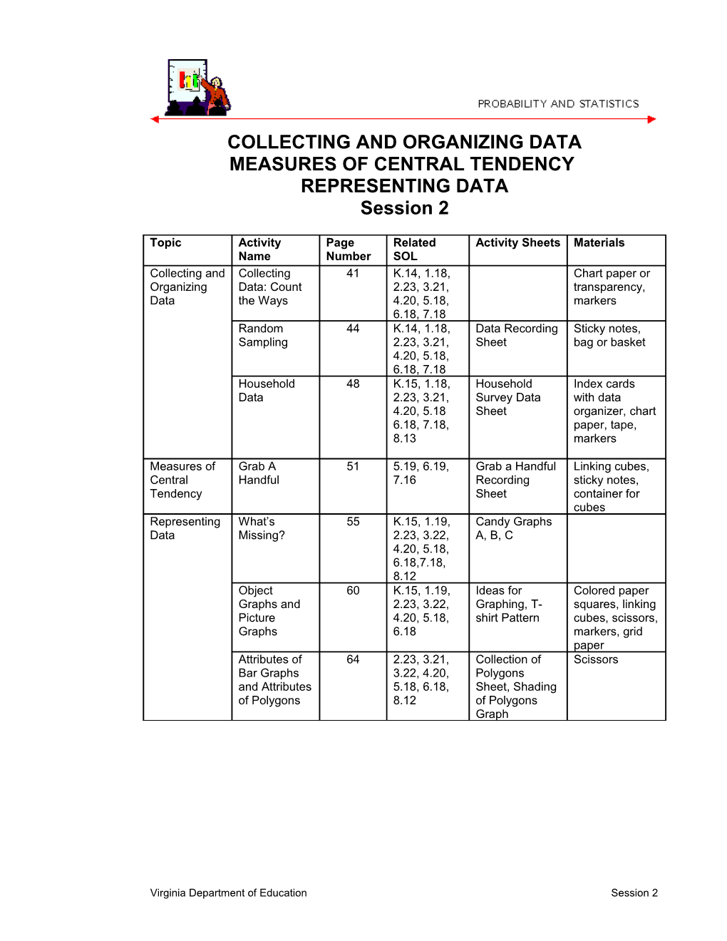 Collecting and Organizing Data